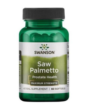 Swanson, Saw Palmetto Ekstrakt 320 mg, kapsułki, 60 sztuk