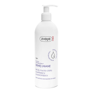 Ziaja Med Siemię Lniane Żel do mycia ciała nawilżający, 400 ml