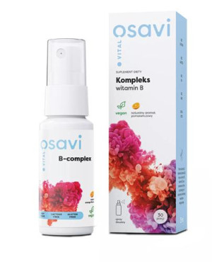 Kompleks Witamin B Spray doustny pomarańcza, 25 ml, cena, wskazania, właściwości