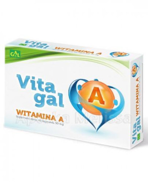 VITAGAL Witamina A 90 mg - 60 kaps.