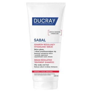 Ducray Sabal, Szampon regulujący wydzielanie sebum, 200 ml