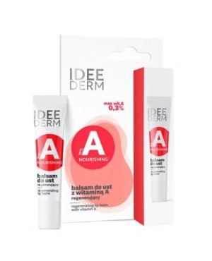 Idee Derm Regenerujący balsam do ust z witaminą A, 12 ml