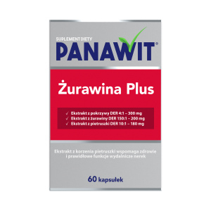 Panawit Żurawina Plus, kapsułki, 60 sztuk