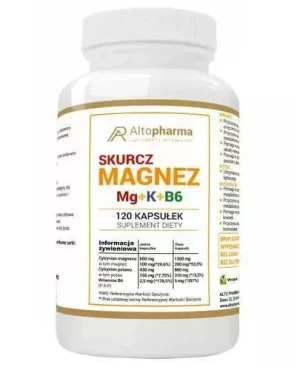 Altopharma Magnez Skurcz Magnez + Potas + B6, 120 kapsułek