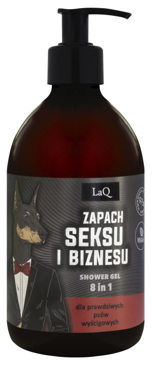 LaQ, żel pod prysznic 8w1 Zapach seksu i biznesu, 500 ml
