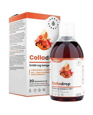 Aura Herbals Colladrop Forte 10000 mg kolagenu HM, 500 ml