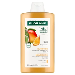 Klorane Szampon z mango Odżywienie, włosy suche, 400 ml