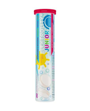 Elektrolity Junior, tabletki musujące, 20 sztuk