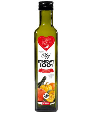 Virde Olej dyniowy 100% - 250 ml - cena, opinie, stosowanie