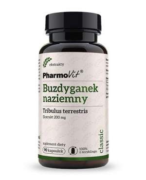 PharmoVit Buzdyganek naziemny 200 mg - 90 kaps. Na potencję, cena, opinie, stosowanie