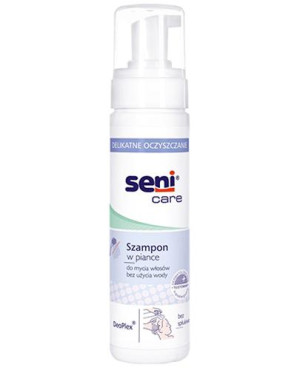 Seni Care, Szampon w piance do mycia włosów,200 ml