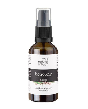 Your Natural Side Konopny 100% naturalny olej do twarzy, ciała i włosów, 50 ml