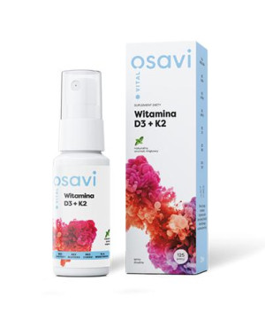 Witamina D3 + K2 Spray doustny mięta, 25 ml, cena, opinie, właściwości