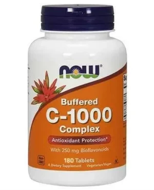 Now Foods Witamina C-1000 Complex Buffered 180 tabletek