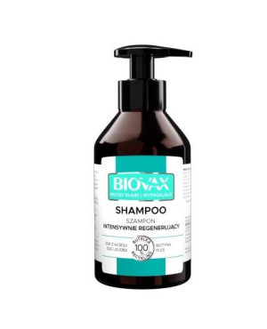 BIOVAX DO WŁOSÓW SŁABYCH ZE SKŁONNOŚCIĄ DO WYPADANIA Intensywnie regenerujący szampon - 200 ml