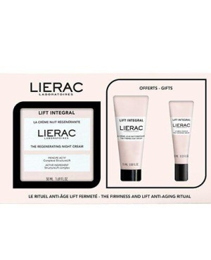 Lierac Lift Integral krem na noc 50 ml + krem na dzień 15 ml + serum 10 ml [ZESTAW]