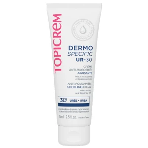 Topicrem, Dermo Specific Ur-30 anti-roughness soothing cream, krem łagodzacy przeciw szorstkości, 75 ml