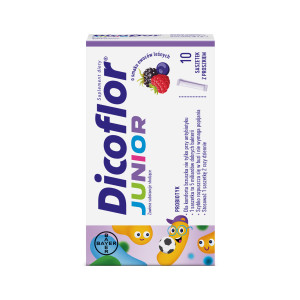Dicoflor Junior o smaku owoców leśnych, saszetki, 10 sztuk