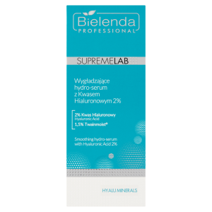 Bielenda Professional Supremelab Hyalu Minerals, wygładzające hydro-serum z kwasem hialuronowym 2%, 30 ml