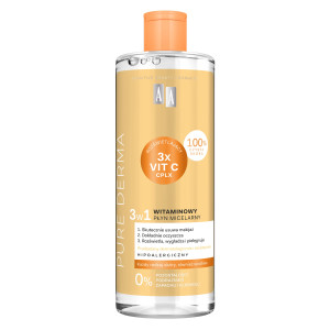 AA Pure Derma, witaminowy płyn micelarny 3w1, 500 ml