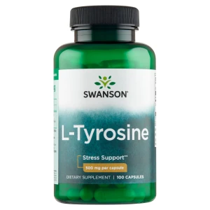 SWANSON L-Tyrozyna 500 mg, kapsułki, 100 sztuk