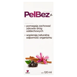 PELBEZ + Płyn - wzmacnia odporność i łagodzi podrażnienia gardła 120 ml