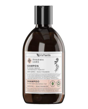 PHARMA CARE Szampon do włosów cieńkich Żeń Szeń + Niacynamid, 500 ml