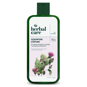 Herbal Care Szampon do włosów tlustych u nasady i suchych na końcach Łopian, 330 ml