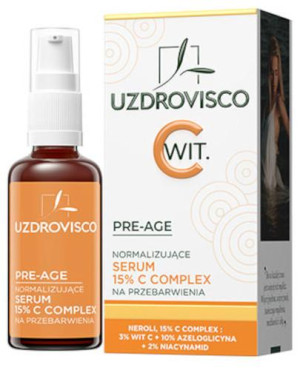 Uzdrovisco PRE-AGE Normalizujące serum C complex 15% na przebarwienia, 30 ml