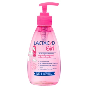 LACTACYD GIRL Żel do higieny intymnej do delikatnej i wrażliwej skóry - 200 ml