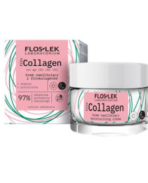 Flos-Lek fittoCollagen Krem nawilżający z fitokolagenem na dzień i na noc, 50 ml