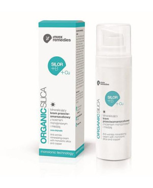 Invex Remedies Organic Silica Silor +B +Cu Przeciwzmarszczkowo - odżywczy krem na dzień z krzemem organicznym i miedzią - 30 ml