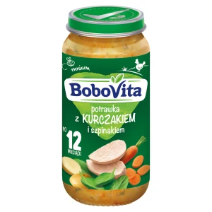 BOBOVITA JUNIOR Potrawka z kurczakiem i szpinakiem 1-3 lata - 250 g - cena, opinie