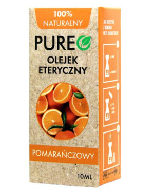 PUREO Olejek eteryczny Pomarańczowy 100% naturalny - 10 ml