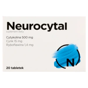 Neurocytal, tabletki powlekane, 20 sztuk