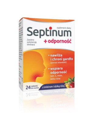 Septinum + Odporność, tabletki do ssania, 24 sztuki