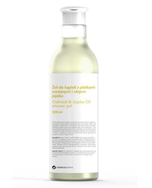 Botanicapharma Żel do kąpieli z płatkami owsianymi i olejem jojoba, 500 ml