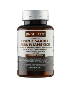 Singularis Superior tran z sardeli peruwiańskich 1000 mg, 60 kapsułek
