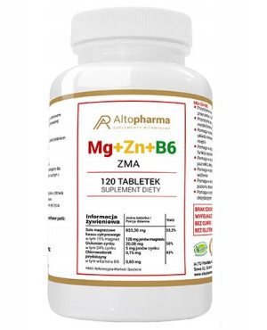 Altopharma Mg+Zn+B6, tabletki, 120 sztuk