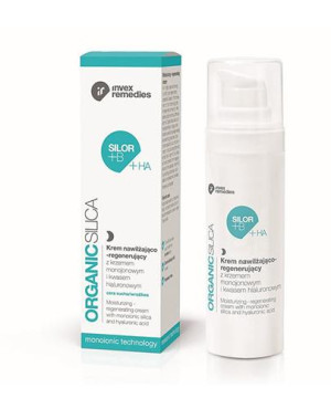 Invex Remedies Organic Silica Silor +B +HA Nawilżająco - Regenerujący krem na noc z krzemem organicznym i kwasem hialuronowym - 30 ml - cena, opinie, skład