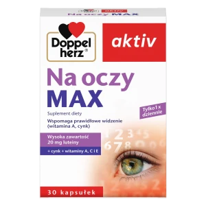 Doppelherz Aktiv Na oczy Max, kapsułki, 30 sztuk