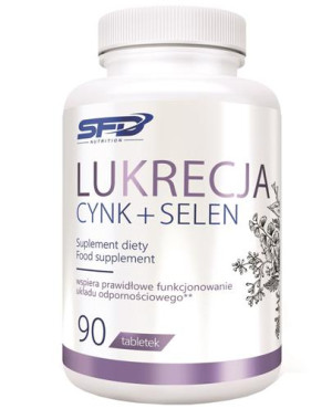 SFD, Lukrecja Cynk + Selen, tabletki, 90 sztuk