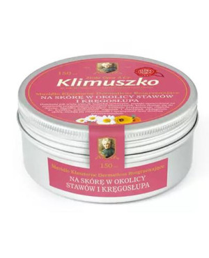 Zioła Ojca Klimuszko Mazidło Klasztorne Dermaticus rozgrzewające na skórę w okolicy stawów i kręgosłupa, 150 g, cena, właściwości, stosowanie