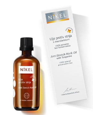Nikel Olejek z soku z Mandarynki zapobiegający rozstępom i rozjaśniający istniejące rozstępy 100% naturalny, 100 ml