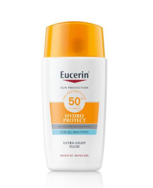 Eucerin Sun Hydro Protect SPF 50+ Ultralekki Nawilżający Fluid ochronny, 50 ml