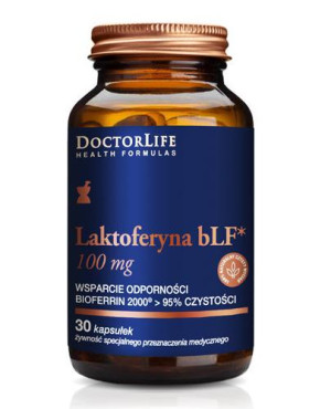 Doctor Life Laktoferyna bLF 100 mg, 30 kapsułek