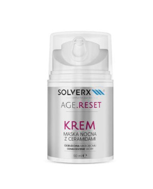 SOLVERX Age Reset Krem maska nocna, 50 ml