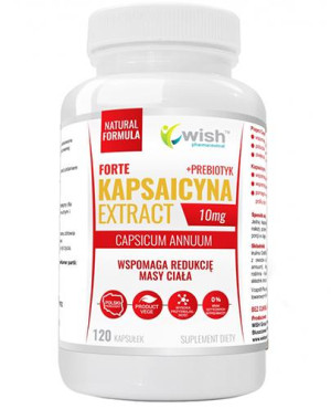 Wish Kapsaicyna Forte Extract - 120 kaps. - cena, opinie, właściwości