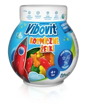 Vibovit Kosmiczne Żelki, smak owocowy, 50 sztuk