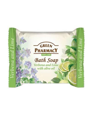 Green Pharmacy Mydło w kostce werbena i olejek z limonki, 100 g